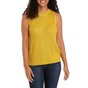 Philosophy Republic Sweater Tank Yellow Medium